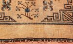 Border Of Small Antique Square Size Khotan Rug 49974 by Nazmiyal NYC