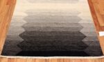 Bottom Of Small Vintage Geometric Swedish Kilim Rug 49955 by Nazmiyal NYC