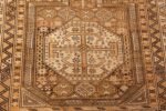 Close Up Gallery Size Tribal Antique Caucasian Shirvan Rug 70649 by Nazmiyal NYC