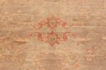 Close Up Gray Background Antique Indian Agra rug 49084 by Nazmiyal NYC