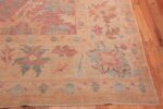 Corner Of Light Purple Modern Oushak Rug 60064 by Nazmiyal NYC