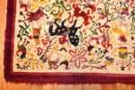 Corner Of Vintage Ecuadorian Animal Carpet 50039 by Nazmiyal NYC