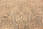 Details Decorative Antique Oversized Persian Khorassan Rug 48825 by Nazmiyal NYC