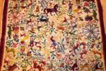 Details Vintage Ecuadorian Animal Carpet 50039 by Nazmiyal NYC