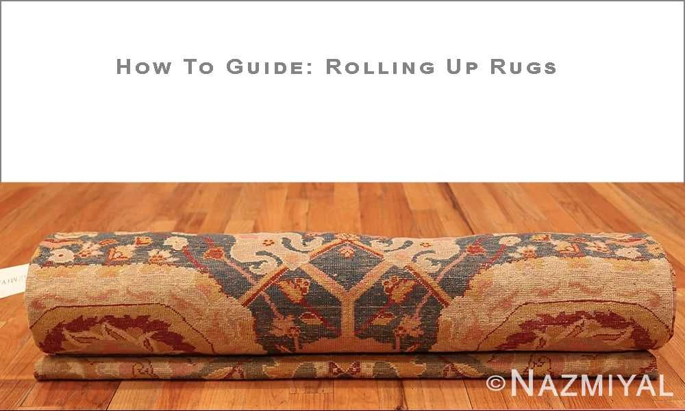 Rolling Up Rugs And Carpets How To, How To Get A Rolled Up Area Rug Lay Flat