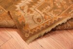 Pile Of Green Color Antique Turkish Oushak Rug 50639 by Nazmiyal NYC