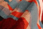 Pile Of Vintage Scandinavian Picasso Art Rug 70004 by Nazmiyal NYC