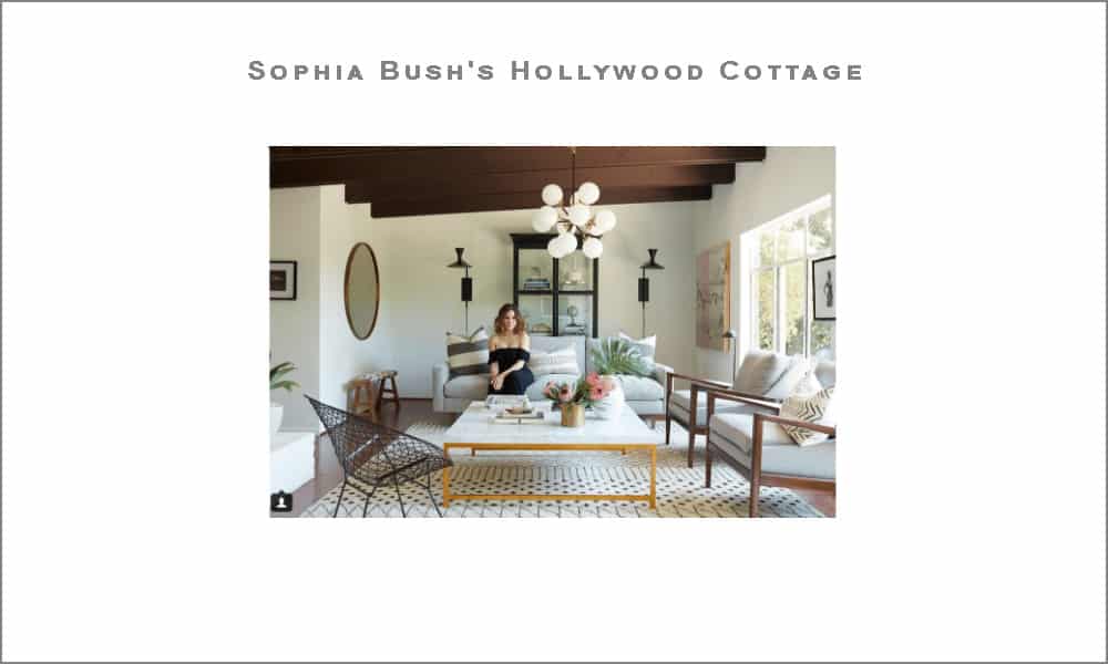 Sophia Bush's Hollywood Cottage Sophia Bush's Hollywood Cottage by Nazmiyal Antique Rugs