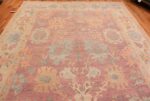 Top Of Light Purple Modern Oushak Rug 60064 by Nazmiyal NYC