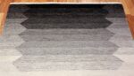Top Of Small Vintage Geometric Swedish Kilim Rug 49955 by Nazmiyal NYC