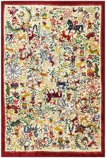 Vintage Ecuadorian Animal Carpet 50039 by Nazmiyal NYC