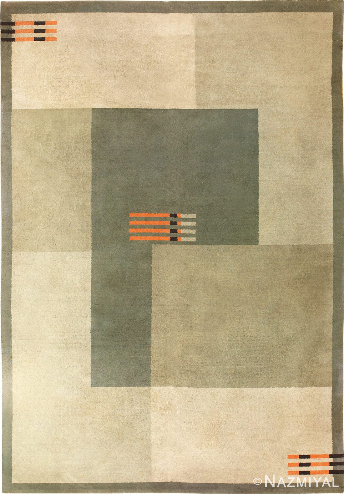 1930 model a carpet on Antique English Green Art Deco Carpet 48851 Nazmiyal Antique Rugs