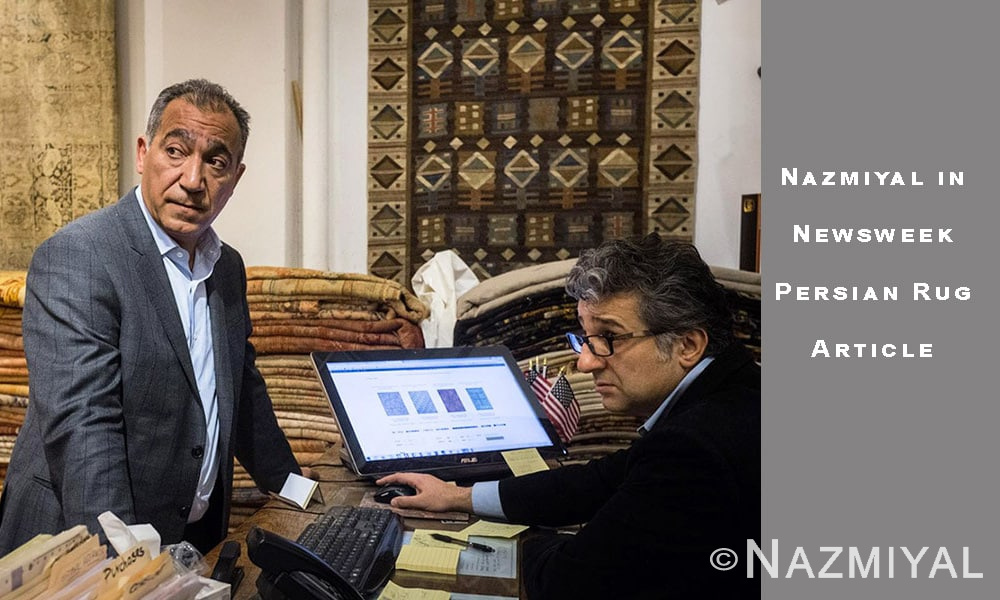 Nazmiyal Featured in Newsweek Persian Rug Article by Nazmiyal Antique Rugs