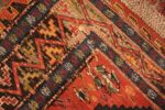 Weave Of Antique shabby chic tribal Caucasian Sumak Rug 49992 by Nazmiyal NYC