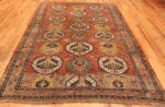 Whole View Of Antique shabby chic tribal Caucasian Sumak Rug 49992 by Nazmiyal NYC