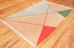 Whole View Of Large Room Size Vintage Antonin Kybal French Kilim Rug 48893 by Nazmiyal NYC