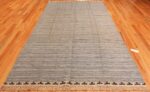 Whole View Of Rakel Carlander Designed Vintage Scandinavian Swedish Kilim 49265 by Nazmiyal NYC