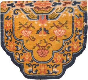 Antique Chinese Seat Horse Cover #2166 by Nazmiyal Antique Rugs