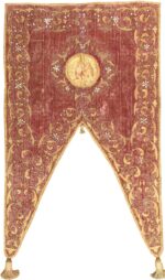 Antique European Embroidery #3391 by Nazmiyal Antique Rugs