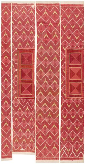 Antique Indian Embroidery #46129 by Nazmiyal Antique Rugs
