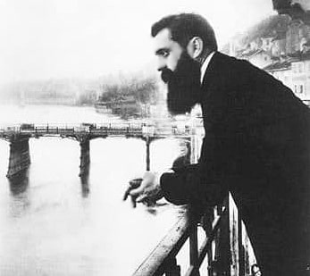 Archival Image of Theodor Herzel – “The Father Of The Zionist Movement” by Nazmiyal Antique Rugs