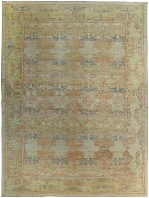 Arts and Crafts Decorative Modern Turkish Oushak Rug 60386 by Nazmiyal NYC
