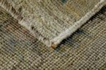 Back Of Soft Green Modern Turkish Oushak Rug 60385 by Nazmiyal NYC