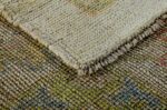 Back Of Soft Green Modern Turkish Oushak Rug 60392 by Nazmiyal NYC