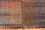 Border Of Brown Vintage Persian Kilim Rug 60365 by Nazmiyal NYC