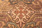 Close Up 18th Century Antique Karabagh Rug 47245 by Nazmiyal NYC