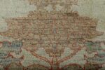 Close Up Arts and Crafts Decorative Modern Turkish Oushak Rug 60386 by Nazmiyal NYC