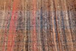 Close Up Brown Vintage Persian Kilim Rug 60365 by Nazmiyal NYC