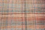 Close Up Earth Tone Vintage Persian Kilim Rug 60372 by Nazmiyal NYC