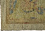 Corner Of Arts and Crafts Decorative Modern Turkish Oushak Rug 60386 by Nazmiyal NYC