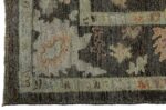 Corner Of Brown Modern Turkish Oushak Rug 60382 by Nazmiyal NYC