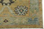 Corner Of Earth Tone Modern Turkish Oushak Runner Rug 60391 by Nazmiyal NYC