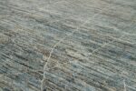 Details Blue Modern Moroccan Style Rug 60324 by Nazmiyal NYC