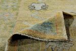 Pile Of Earth Tone Modern Turkish Oushak Runner Rug 60391 by Nazmiyal NYC