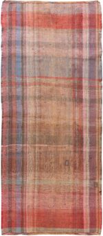 Red Rust Vintage Persian Kilim Runner Rug 60361 by Nazmiyal NYC