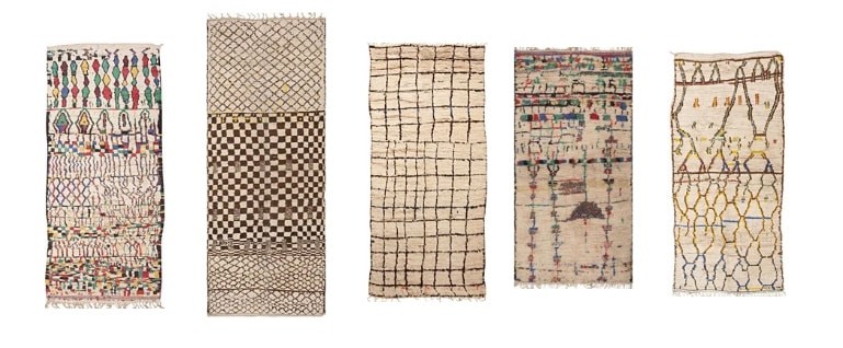 Rugs Used To Create The Above Custom Large Moroccan Rug Rugs Used To Create A Custom Large Moroccan Rug by Nazmiyal Antique Rugs