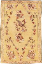 Small Scatter Size Antique Turkish Ghiordes Rug #40843 by Nazmiyal Antique Rugs