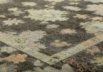 Texture Of Brown Modern Turkish Oushak Rug 60382 by Nazmiyal NYC