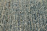Texture Of Soft Grey Blue Modern Moroccan Style Runner Rug 60323 by Nazmiyal