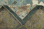 Weave Of Blue Modern Turkish Oushak Rug 60384 by Nazmiyal NYC