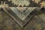 Weave Of Brown Modern Turkish Oushak Rug 60382 by Nazmiyal NYC