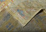 Weave Of Decorative Garden Design Modern Turkish Oushak Runner Rug 60393 by Nazmiyal NYC