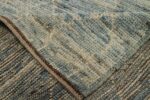 Weave Of Soft Grey Blue Modern Moroccan Style Runner Rug 60323 by Nazmiyal