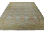 Whole View Of Arts and Crafts Decorative Modern Turkish Oushak Rug 60386 by Nazmiyal NYC