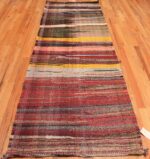 Whole View Of Vintage Persian Artistic Kilim Runner Rug 60360 by Nazmiyal NYC