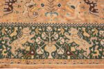 Border Of 18th Century Antique Portuguese Needlepoint Arraiolos Rug 70644 by Nazmiyal NYC